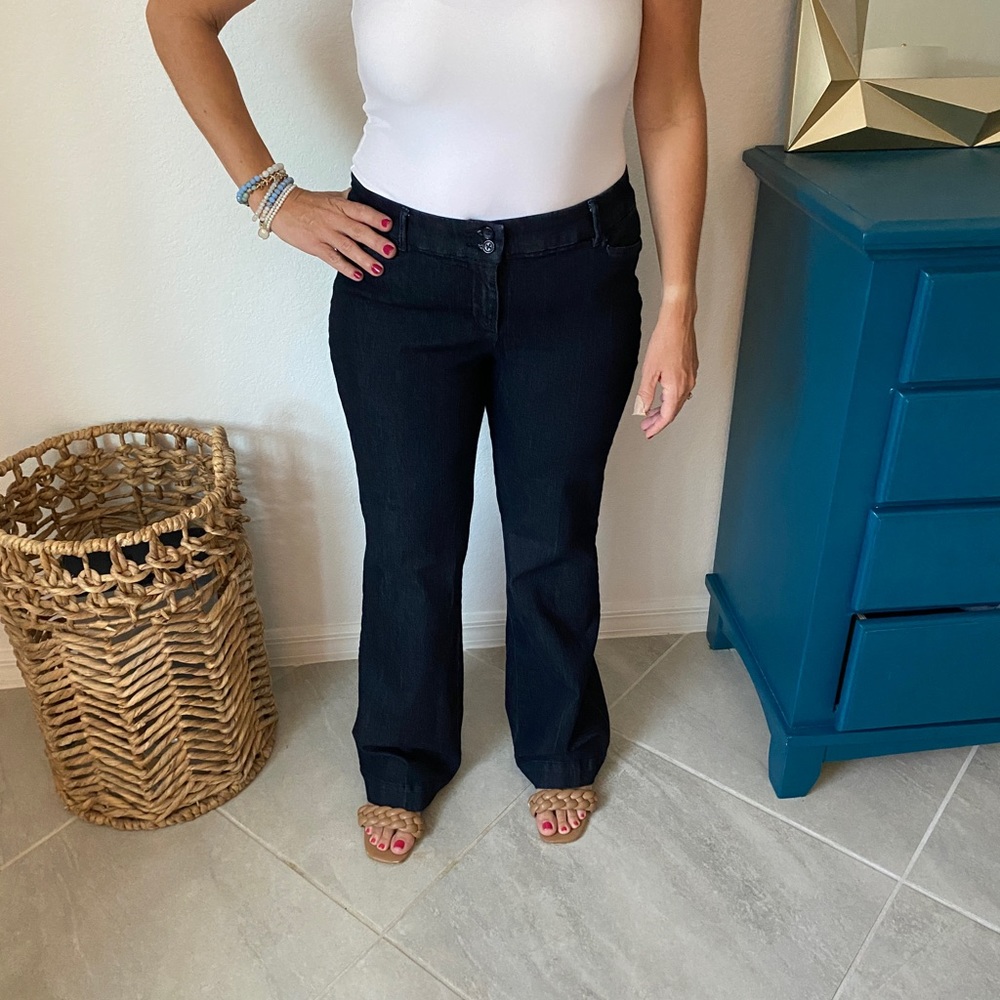 THE LIMITED Fit & Flare Denim Jeans
